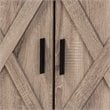 Baxton Studio Wayne Farmhouse Brown Finished Wood 2-Door Shoe Storage Cabinet