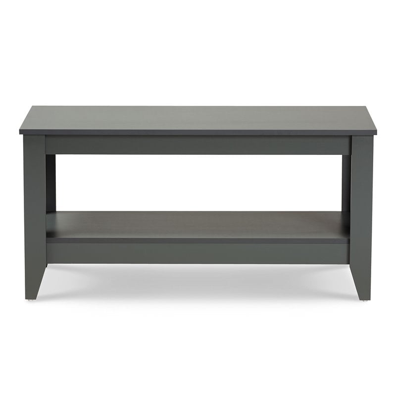Baxton Studio Elada Modern and Contemporary Grey Finished Wood Coffee Table