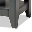 Baxton Studio Audra Grey Finished Wood Living Room End Table