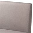 Baxton Studio Fabric Upholstered and Brown Finished Wood 2-Piece Sofa Bench