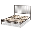 Baxton Studio Jeanette Black Finished Metal Full Size Platform Bed