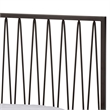 Baxton Studio Jeanette Black Finished Metal Full Size Platform Bed