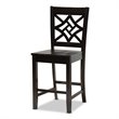 Baxton Studio Nicolette Transitional Dark Brown Finished Wood 5-Piece Pub Set