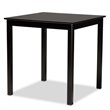 Baxton Studio Nicolette Transitional Dark Brown Finished Wood 5-Piece Pub Set