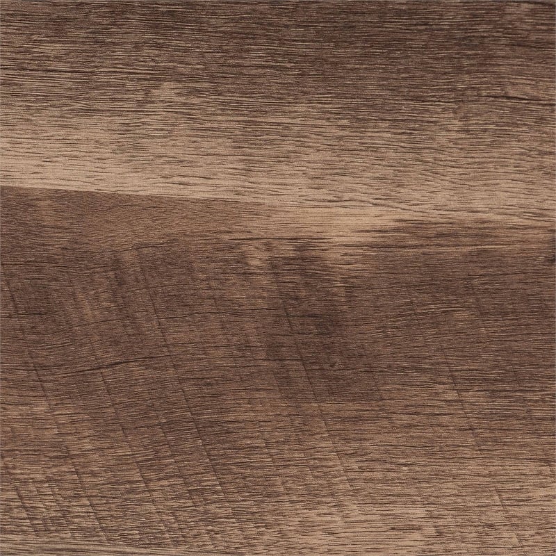 Baxton Studio Two-Tone Black and Brown Finished Wood Table with Storage