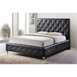 Baxton Studio Stella Tufted Faux Leather King Platform Bed in White