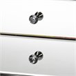 Baxton Studio Pauline Contemporary Glam and Luxe Mirrored 3-Drawer End Table