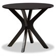 Baxton Studio Liese Transitional Dark Brown Finished Wood 5-Piece Dining Set