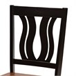 Baxton Studio Mare Brown and Walnut Brown Finished Wood 5-Piece Dining Set