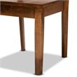 Baxton Studio Mare Transitional Walnut Brown Finished Wood 5-Piece Dining Set