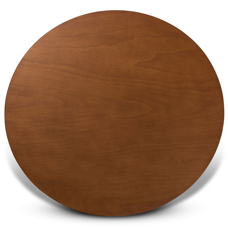 Baxton Studio Grey and Walnut Brown Finished Wood 7-Piece Dining Set