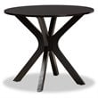 Baxton Studio Liese Two-Tone Brown Finished Wood 5-Piece Dining Set