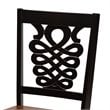 Baxton Studio Liese Two-Tone Brown Finished Wood 5-Piece Dining Set