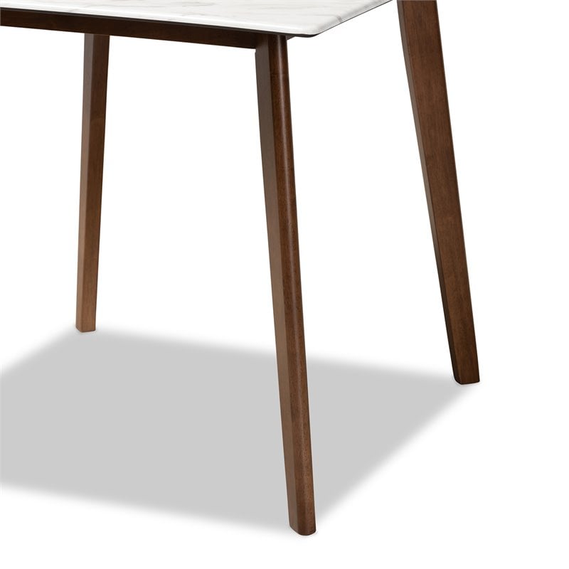 Baxton Studio Kaylee Brown Finished Wood Dining Table