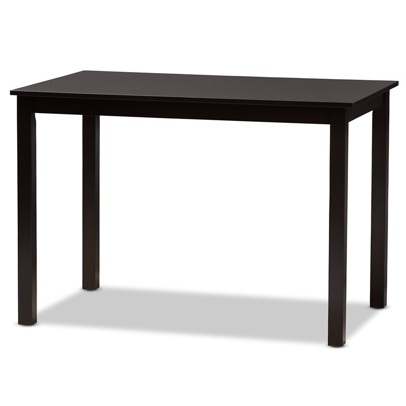 Baxton Studio Luisa Two-Tone Brown Finished Wood 5-Piece Dining Set