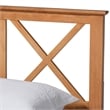Baxton Studio Galvin Brown Finished Wood Full Size Platform Bed