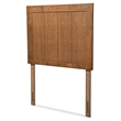Baxton Studio Patwin Ash Walnut Finished Wood Twin Size Headboard