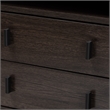 Baxton Studio Glover Brown Finished Metal 2-Drawer Nightstand