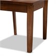Baxton Studio Nicolette Brown Finished Wood 7-Piece Dining Set