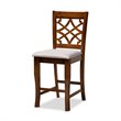 Baxton Studio Nisa Grey Brown Finished Wood 5-Piece Pub Set