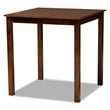 Baxton Studio Nisa Grey Brown Finished Wood 5-Piece Pub Set