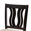 Baxton Studio Fenton Brown Finished Wood 2-Piece Counter Stool Set
