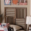 Baxton Studio Adler Ash Walnut Finished Wood Twin Size Headboard
