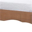 Baxton Studio Marieke Ash Walnut Finished Wood Twin Size Platform Bed Frame