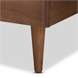 Baxton Studio Sora Ash Walnut Finished Wood Full Size Platform Bed