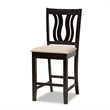 Baxton Studio Fenton Brown Finished Wood 5-Piece Pub Set