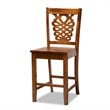 Baxton Studio Gervais Walnut Brown Finished Wood 5-Piece Pub Set