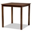 Baxton Studio Gervais Walnut Brown Finished Wood 5-Piece Pub Set