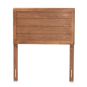 Baxton Studio Seren Walnut Brown Finished Wood Twin Size Headboard