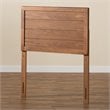 Baxton Studio Seren Walnut Brown Finished Wood Twin Size Headboard