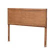 Baxton Studio Alan Walnut Finished Wood King Size Headboard
