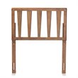Baxton Studio Duncan Walnut Finished Wood Twin Size Headboard