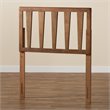 Baxton Studio Duncan Walnut Finished Wood Twin Size Headboard