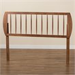 Baxton Studio Norman Walnut Finished Wood Full Size Headboard