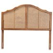 Baxton Studio Iris Walnut Finished Wood Queen Size Arched Headboard