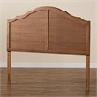 Baxton Studio Clive Vintage Walnut Finished Wood Full Size Headboard