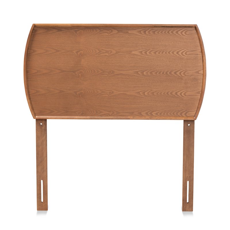 Baxton Studio Laurien Walnut Finished Wood Twin Size Headboard