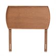 Baxton Studio Laurien Walnut Finished Wood Twin Size Headboard
