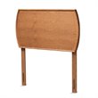 Baxton Studio Laurien Walnut Finished Wood Twin Size Headboard