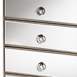 Baxton Studio Ewan Contemporary Glam and Luxe Mirrored 3-Drawer End Table