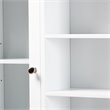 Baxton Studio Campbell White Finished Wood Over the Toilet Bathroom Cabinet