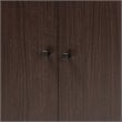 Baxton Studio Rossin Dark Brown Finished Wood 2-Door Entryway Shoe Cabinet