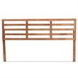 Baxton Studio Akemi Walnut Finished Wood King Size Headboard