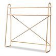 Baxton Studio Merida Gold Brown Finished Wood 2-Tier Queen Size Shelf