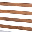 Baxton Studio Shiro Modern Walnut Finished Wood Twin Size Platform Bed