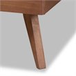 Baxton Studio Shiro Modern Brown Finished Wood King Size Platform Bed